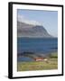 Red Roofed Farm Buildings, Faskrudsfjordur, East Area, Iceland, Polar Regions-Neale Clarke-Framed Photographic Print