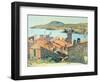 Red Roofs at Collioure-Henri Martin-Framed Giclee Print