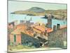 Red Roofs at Collioure-Henri Martin-Mounted Giclee Print