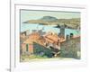 Red Roofs at Collioure-Henri Martin-Framed Giclee Print