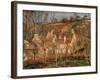 Red Roofs, Corner of a Village, Winter-Camille Pissarro-Framed Art Print