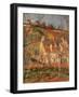 Red Roofs, Corner of a Village, Winter-Camille Pissarro-Framed Art Print