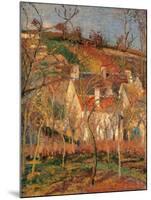 Red Roofs, Corner of a Village, Winter-Camille Pissarro-Mounted Art Print
