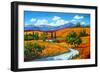 Red Roofs-Patty Baker-Framed Premium Giclee Print