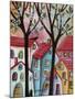 Red Roofs-Karla Gerard-Mounted Giclee Print