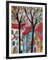 Red Roofs-Karla Gerard-Framed Giclee Print