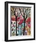 Red Roofs-Karla Gerard-Framed Giclee Print