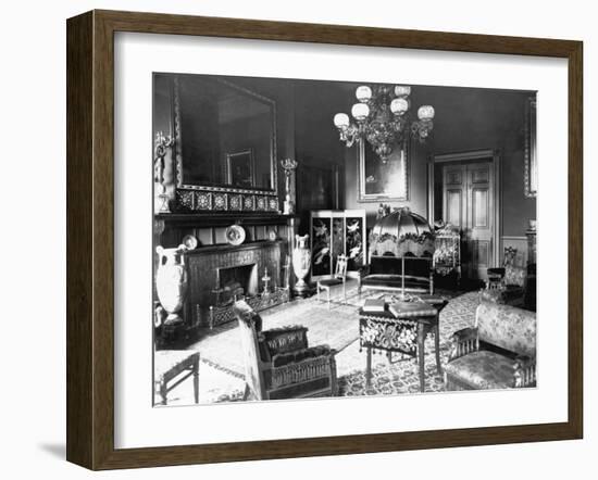 Red Room in the White House-null-Framed Premium Photographic Print