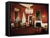 Red Room of White House-null-Framed Stretched Canvas