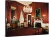 Red Room of White House-null-Stretched Canvas