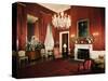 Red Room of White House-null-Stretched Canvas