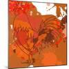 Red Rooster-Irena Orlov-Mounted Art Print
