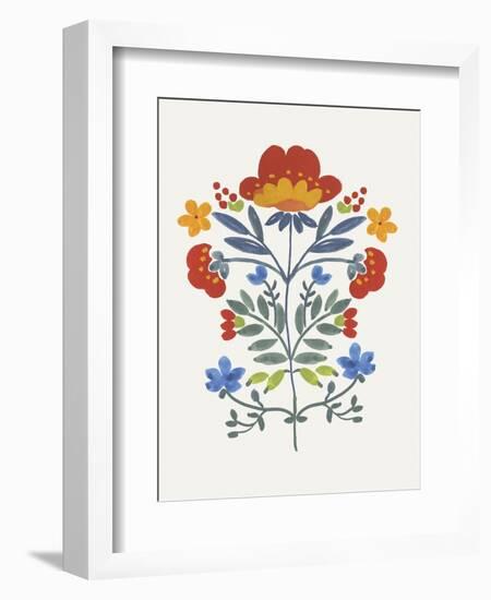 Red Roostery Flower-Aimee Wilson-Framed Art Print