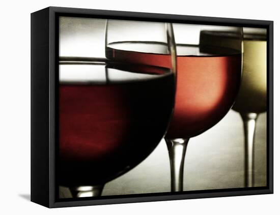 Red, Rose and White Wine-Steve Lupton-Framed Stretched Canvas