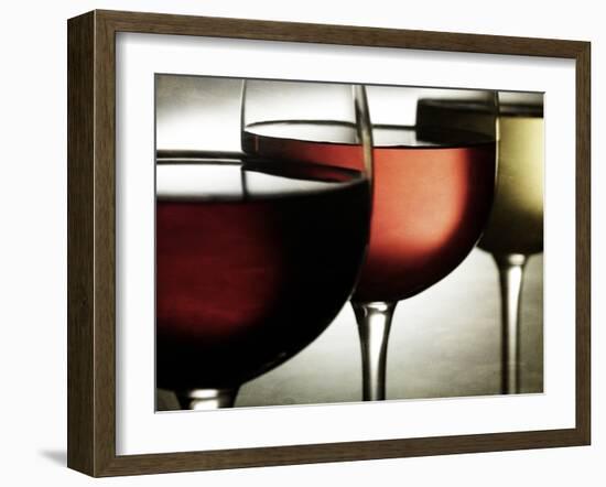 Red, Rose and White Wine-Steve Lupton-Framed Photographic Print