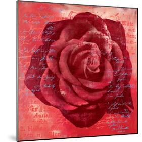 Red Rose-Anna Flores-Mounted Art Print