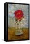 Red Rose-Andre Burian-Framed Stretched Canvas