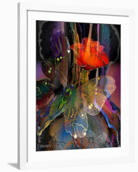 Red Rose-Skarlett-Framed Giclee Print