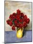 Red Roses in a Yellow Pitcher, 1934 (Oil on Canvas)-Walt Kuhn-Mounted Giclee Print