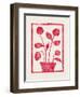 Red Roses / Lino Print-Alisa Galitsyna-Framed Photographic Print