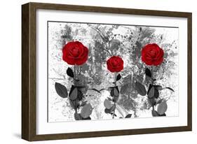 Red Roses-Ata Alishahi-Framed Giclee Print