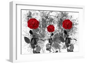 Red Roses-Ata Alishahi-Framed Giclee Print