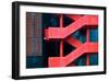 Red route-Linda Wride-Framed Art Print