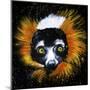 Red Ruffed Lemur-null-Mounted Art Print