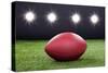 Red Rugby Ball-AndreyPopov-Stretched Canvas