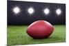 Red Rugby Ball-AndreyPopov-Mounted Photographic Print