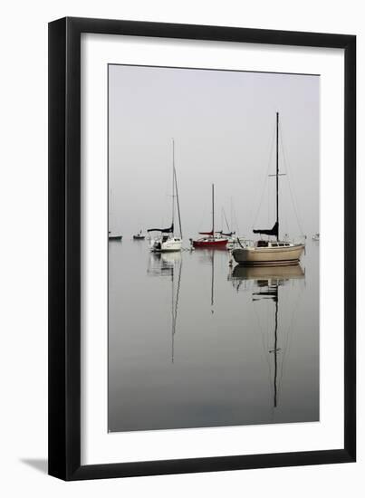 Red Sailboat I-Tammy Putman-Framed Photographic Print