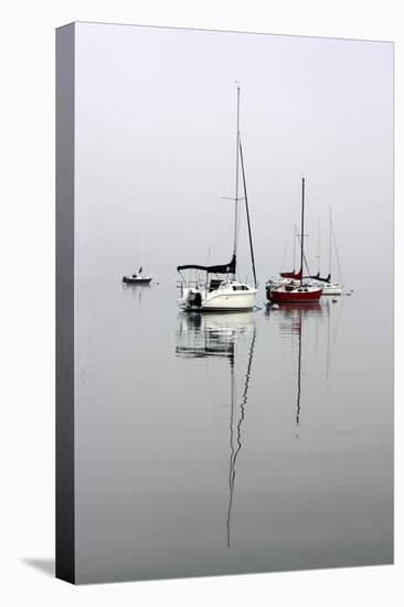 Red Sailboat II-Tammy Putman-Stretched Canvas