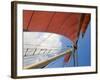 Red Sails on Sailboat That Takes Tourists out for Sunset Cruise, Key West, Florida, USA-Robert Harding-Framed Photographic Print