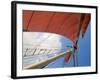 Red Sails on Sailboat That Takes Tourists out for Sunset Cruise, Key West, Florida, USA-Robert Harding-Framed Photographic Print