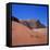 Red Sand Dune and Desert Landscape, Wadi Rum, Jordan-Christopher Rennie-Framed Stretched Canvas