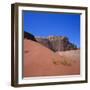 Red Sand Dune and Desert Landscape, Wadi Rum, Jordan-Christopher Rennie-Framed Photographic Print