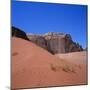 Red Sand Dune and Desert Landscape, Wadi Rum, Jordan-Christopher Rennie-Mounted Photographic Print