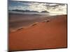 Red Sand Dunes at Dawn Overlooking "Fairy Circles" in the Namibrand Desert, Namibia-Frances Gallogly-Mounted Photographic Print