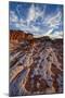 Red Sandstone Covered with Salt, Gold Butte, Nevada, United States of America, North America-James Hager-Mounted Photographic Print