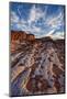 Red Sandstone Covered with Salt, Gold Butte, Nevada, United States of America, North America-James Hager-Mounted Photographic Print