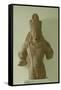 Red Sandstone Figure of Lord Vishnu, Mathura, 5th Century-null-Framed Stretched Canvas