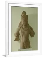 Red Sandstone Figure of Lord Vishnu, Mathura, 5th Century-null-Framed Giclee Print