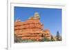 Red Sandstone Formations in Red Canyon-Michael Nolan-Framed Photographic Print