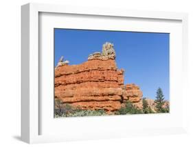 Red Sandstone Formations in Red Canyon-Michael Nolan-Framed Photographic Print