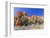 Red Sandstone Formations in Red Canyon-Michael Nolan-Framed Photographic Print