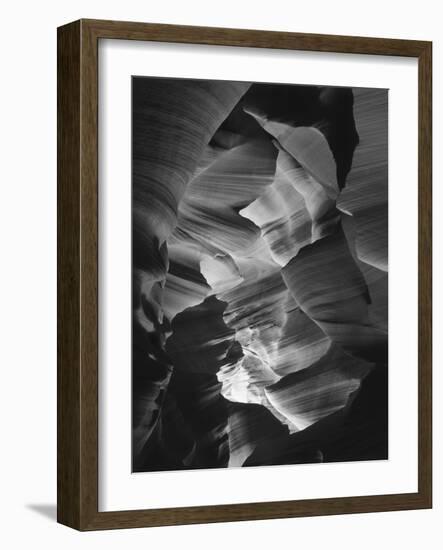 Red Sandstone Walls of Lower Antelope Canyon, Page, Arizona, USA-Adam Jones-Framed Photographic Print