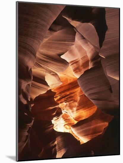 Red Sandstone Walls of Lower Antelope Canyon, Page, Arizona, USA-Adam Jones-Mounted Photographic Print