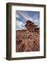 Red Sandstone with Three-Dimensional Erosion Forms, Gold Butte, Nevada, Usa-James Hager-Framed Photographic Print