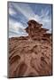 Red Sandstone with Three-Dimensional Erosion Forms, Gold Butte, Nevada, Usa-James Hager-Mounted Photographic Print