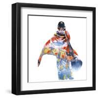 Red Sarong-Hazel Soan-Framed Giclee Print